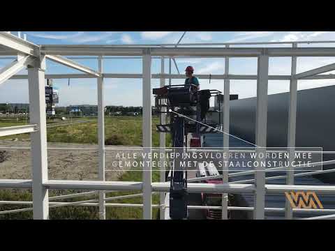 Staalconstructie nieuwbouw DAEL deel 1 | Honderdland Maasdijk