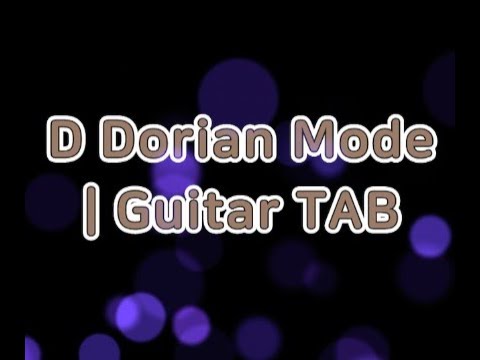 SUPER EASY Scale for Beginners | D Dorian Mode | Guitar TAB
