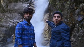 preview picture of video 'Exploring waterfall in grahan village|vlog4|snow|himachal Pradesh |kasol'