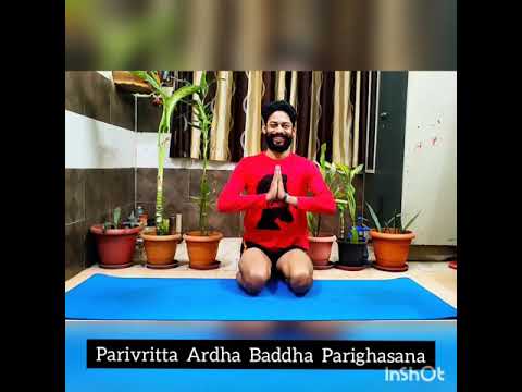 Revolved Half Bound Gate, PoseParivritta Ardha Baddha Parighasana