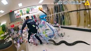 Polícia vs. Animais Selvagens | Câmera Corporal Grava Tudo