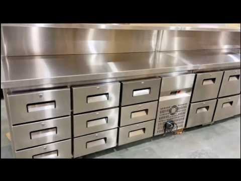 SS Commercial Refrigerated Work Table