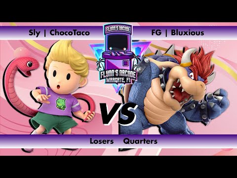 Flynn's Arcade 081 Losers Quarters - Sly | Chocotaco (Lucas) Vs FG | Bluxious (Bowser) Ssbu Tourney