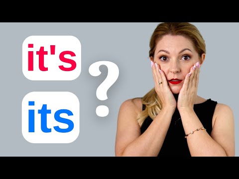 IT'S or ITS: correct use | Confusing words in English
