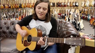 Mary Spender &quot;Only One&quot; with our 1965 Martin 00-18 at Norman&#39;s Rare Guitars