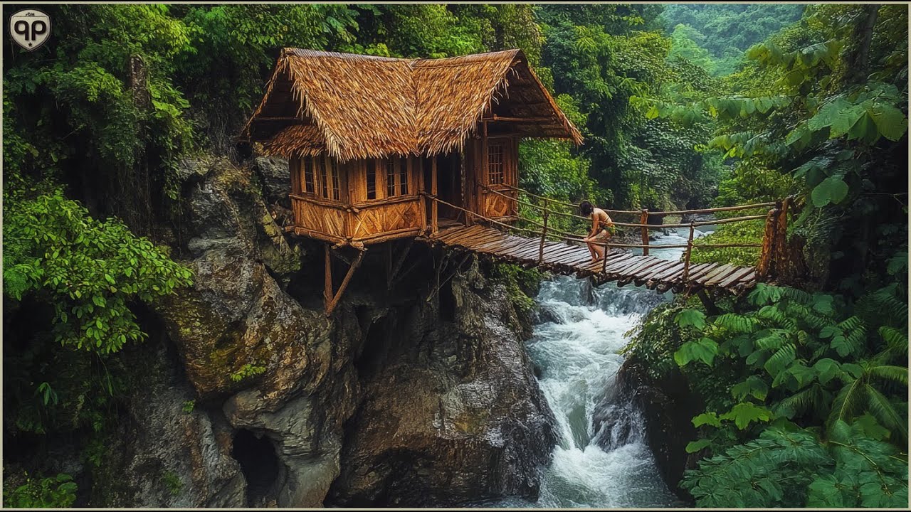 Unique Construction The House Nestled Between Two