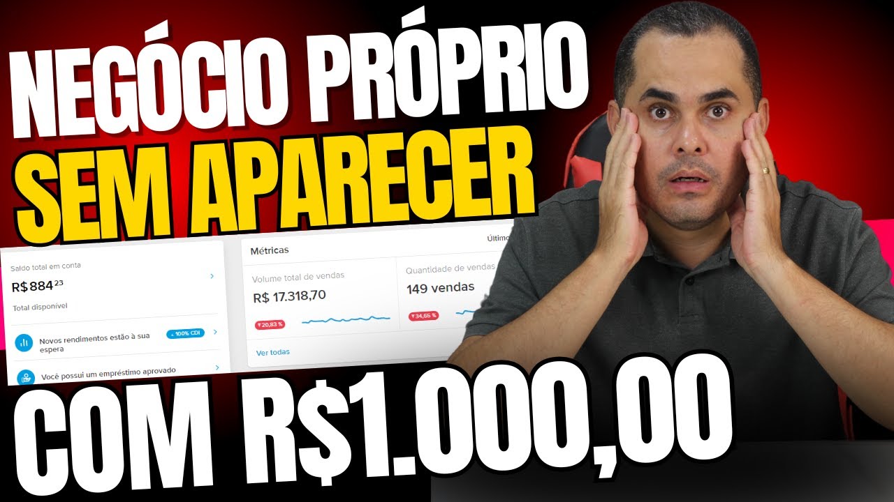 Fature pelo menos R$100 por dia: Como Criar um Negócio com R$1.000,00 EM CASA e Sem Aparecer