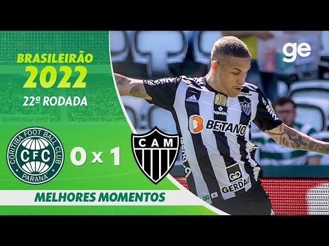 Gols e lances de Coritiba x Atlético Mineiro