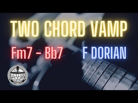 TWO CHORD VAMP F DORIAN - Fm7 to Bb7 || Minor Pentatonic