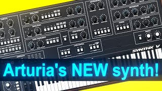 Video thumbnail for First look at the Synthx V | Arturia's NEW Synth! by Jon Audio
