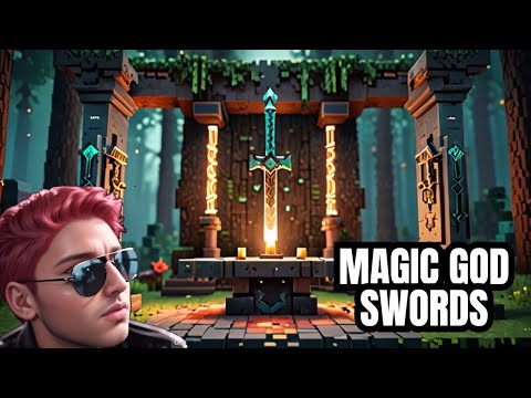 EPIC GOD SWORD POWERS! Herobrine's OP DarkHeroes Sword