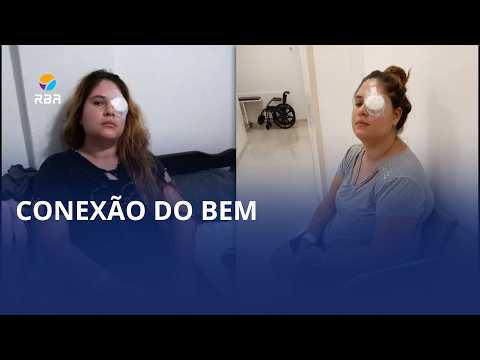 Gabrielle faz cirurgia no olho e agradece apoio da comunidade em Lontras