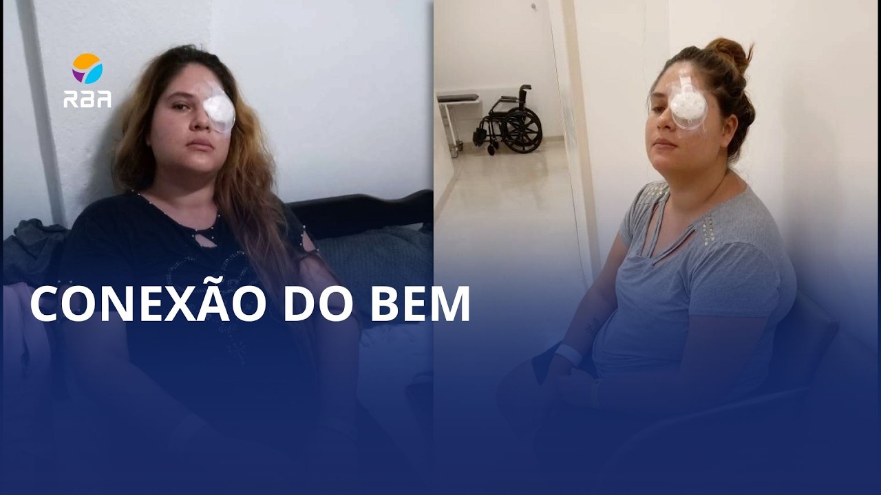 Gabrielle faz cirurgia no olho e agradece apoio da comunidade em Lontras