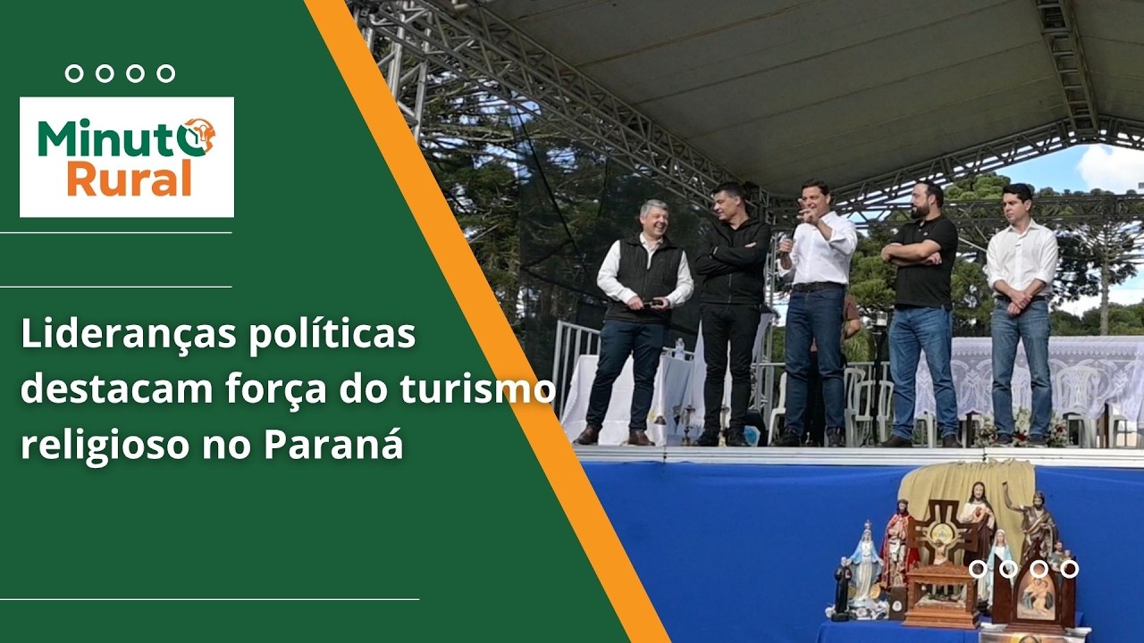 Lideranças políticas destacam força do turismo religioso no Paraná