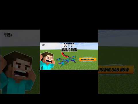mobs animation addon mcpe 1.19 | realistic mods for minecraft pe | #minecraft #shorts