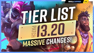 NEW TIER LIST for PATCH 1320 - MASSIVE CHANGES!