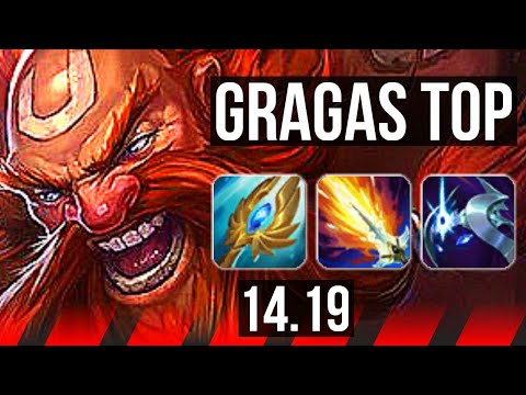 GRAGAS vs TAHM KENCH (TOP) | 1100+ games | EUW Master | 14.19