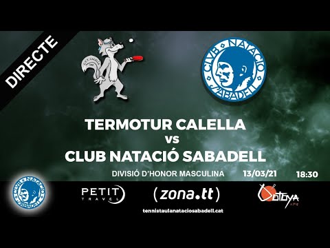 13/03/2021 18:30 TERMOTUR CALELLA vs CLUB NATACIÓ SABADELL