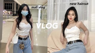 VLOG: New haircut + Mall shopping + Whole day editing 🤍