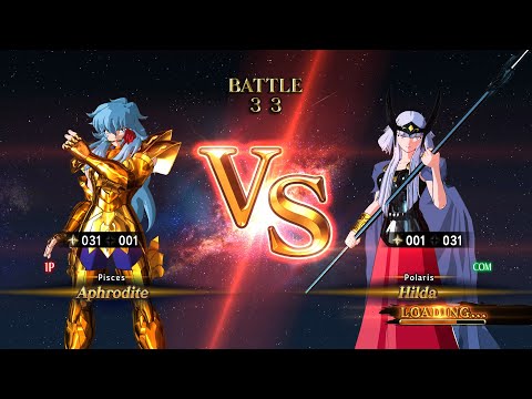 Aphrodite (Pisces Gold Cloth) vs Hilda (Polaris) - Saint Seiya: Soldiers' Soul