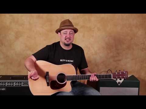 Eric Clapton Acoustic Blues Chords & licks tutorial