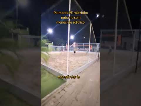 Noite maravilhosa pra um rolezinho com monociclo elétrico em Palmares Pernambuco