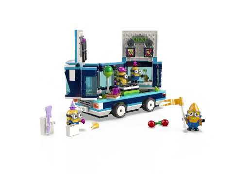 Vidéo LEGO Moi, Moche et Méchant 75581 : Le disco-bus des Minions