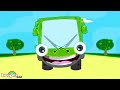 Hooplakidz Wheels On The Bus Green Bus With Dots