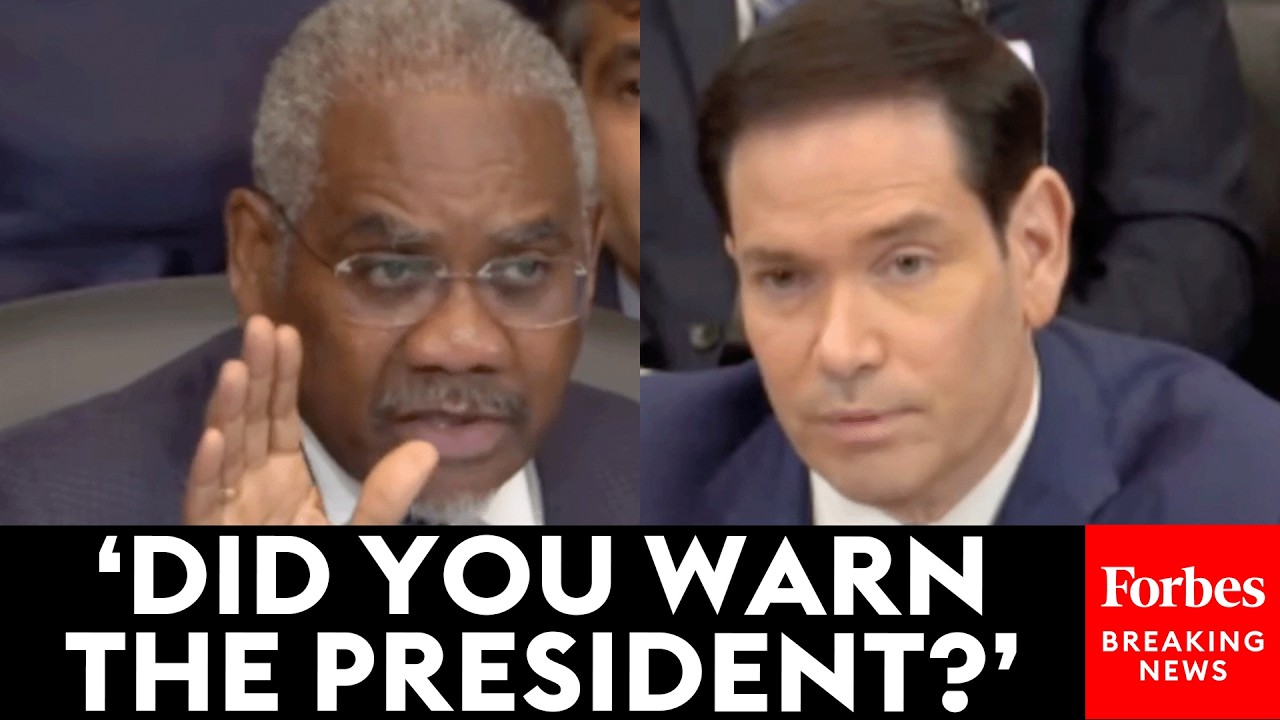 Video | 'These Are Basic Questions': Gregory Meeks Grills Marco Rubio Over Advice Given To Trump About Iran