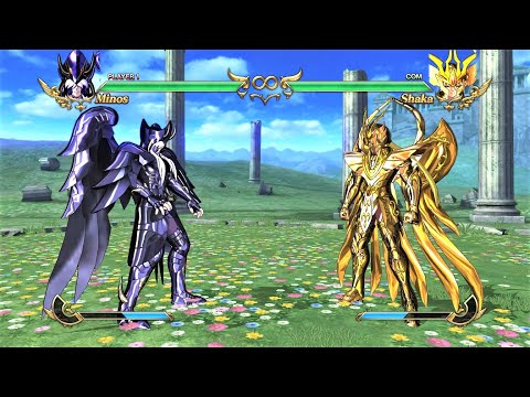 Griffin Minos vs Virgo Shaka God Cloth (Hardest AI) - Saint Seiya: Soldiers' Soul