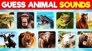 Can You Guess the Animal by the Sound? | Animal Sounds Quiz