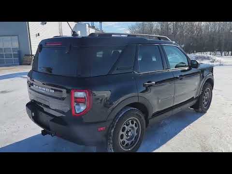 2024 Ford Bronco Sport Big Bend 4x4 in Black for sale at Selkirk GM in Selkirk, MB