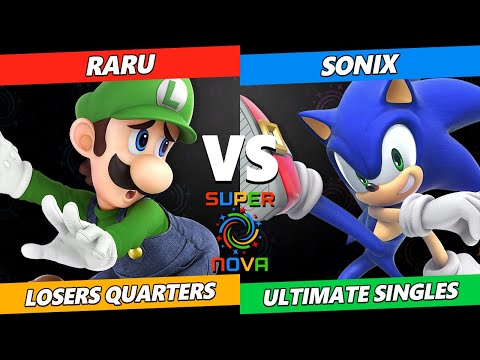 Supernova 2024 TOP 8 - Raru (Luigi) Vs. Sonix (Sonic) Smash Ultimate Tournament