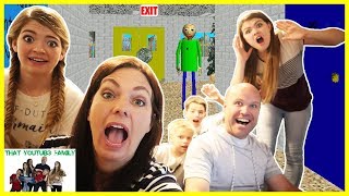 Parents Play Baldi's Basics In Education And Learning Game/ That YouTub3 Family
