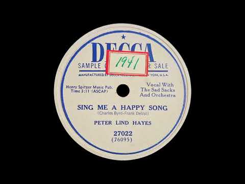 1950 Peter Lind Hayes - Sing Me A Happy Song