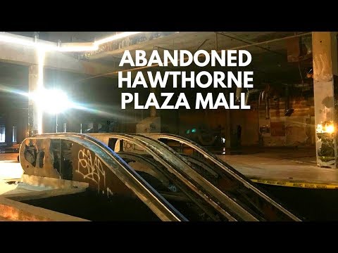 Inside the abandoned Hawthorne Plaza Mall, Los Angeles County