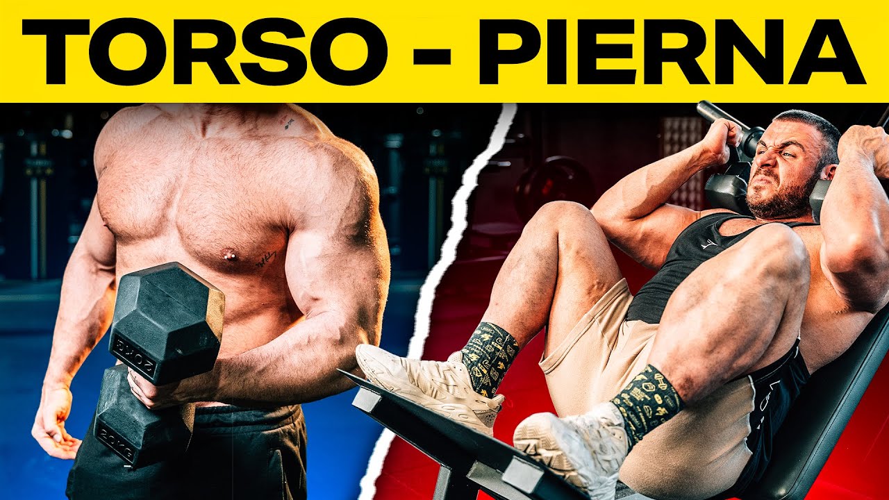 La Mejor RUTINA DE 4 DÍAS para GANAR MÚSCULO en naturales (Torso-Pierna)
