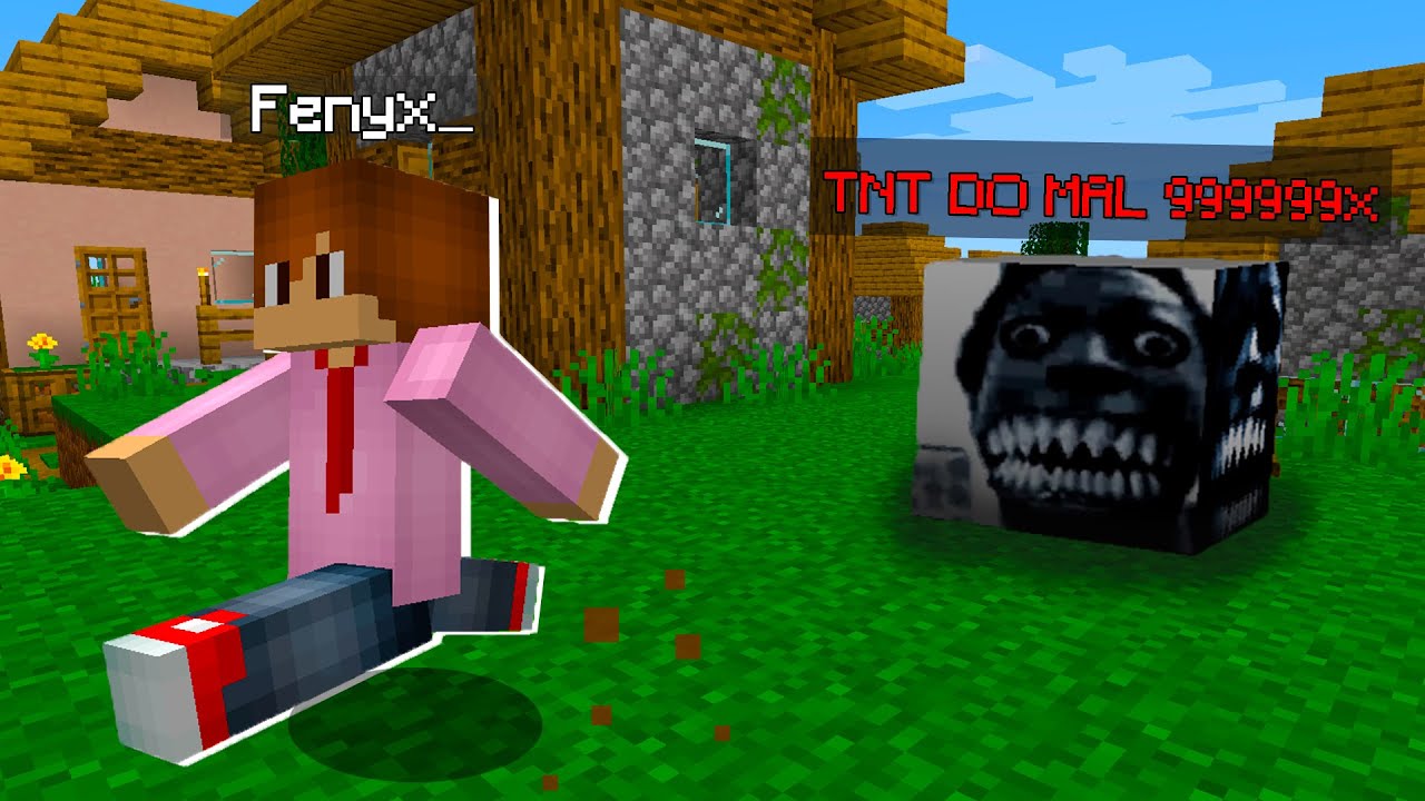 eu INSTALEI um mod TERRÍVEL de TNT no minecraft