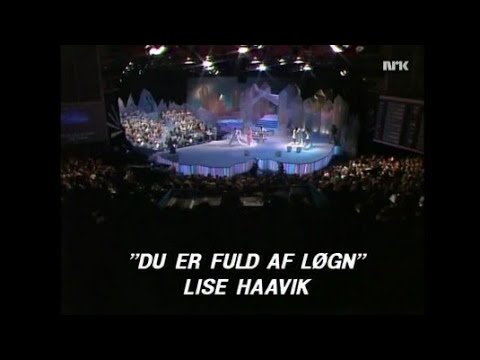 Lise Haavik - Du er fuld af løgn (Eurovision Song Contest 1986, DENMARK 🇩🇰)