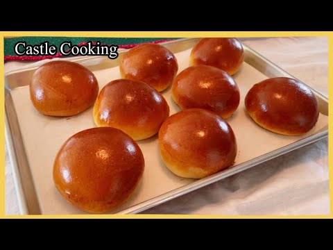 Brioche Burger Buns / Soft and Delicious French Brioche Buns 프랑스빵 브리오슈