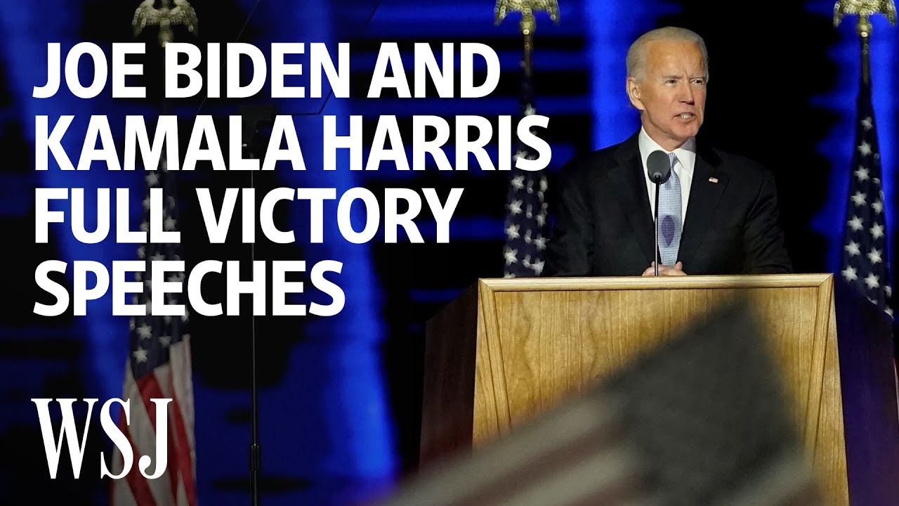Joe Biden and Kamala Harris Full Victory Speeches | WSJ thumnail