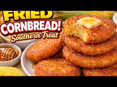 Southern Fried Cornbread (Golden & Crispy!) | Old-Fashioned Southern Treat