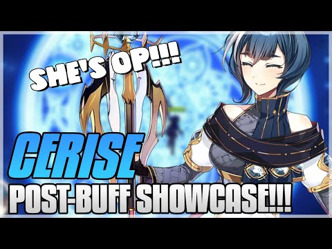 Epic Seven - CERISE POST-BUFF GUILDWAR SHOWCASE (SHE'S OP!!!)