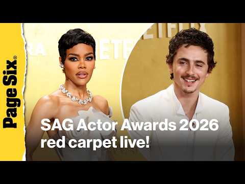 SAG Actor Awards 2026 red carpet Live: see all the celebrities