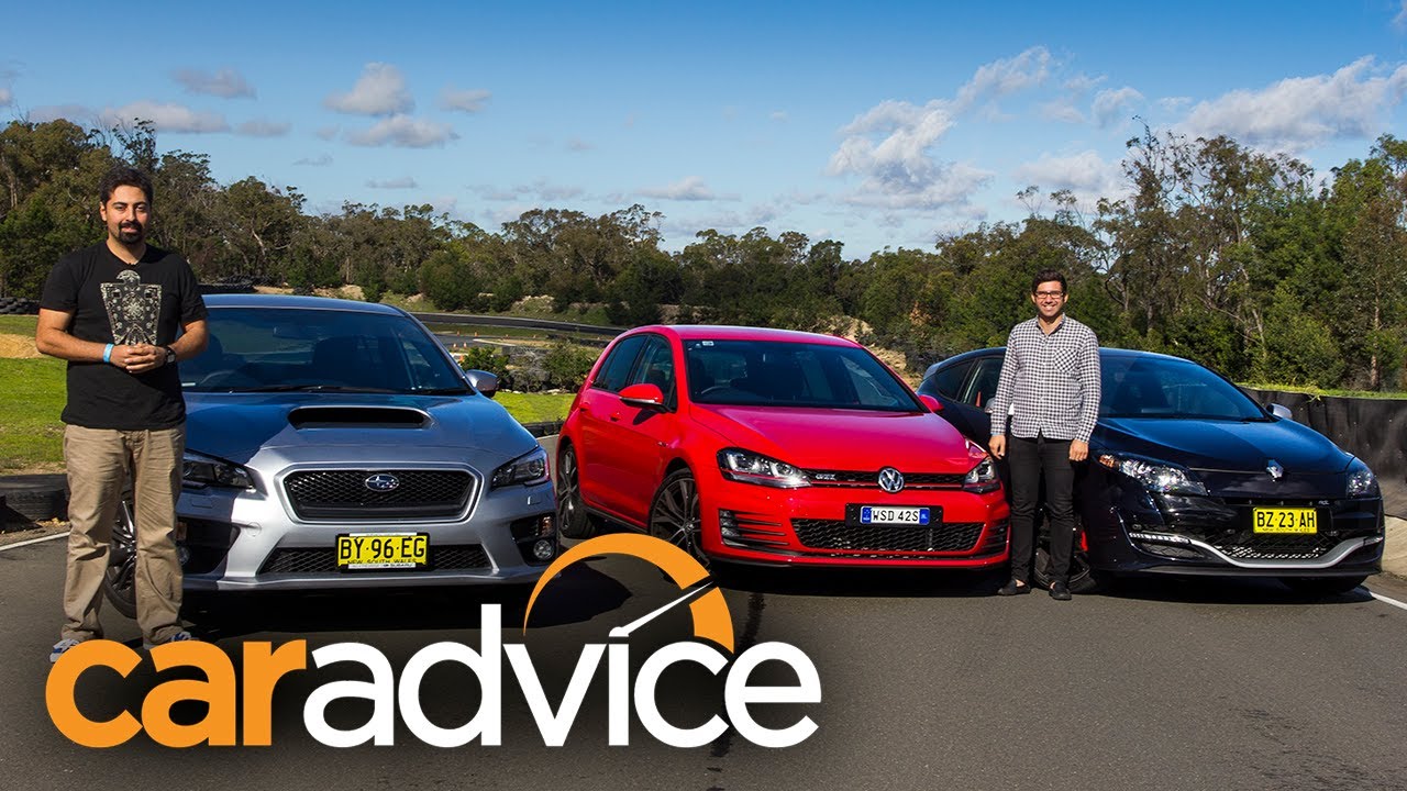 Subaru WRX v Volkswagen Golf GTI Performance v Renault Megane RS: Track test