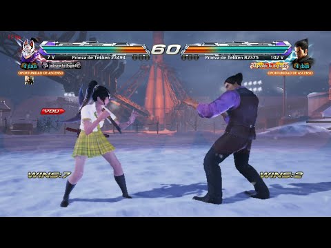 237_6 Kunimitsu (Anakin x24) vs (meliodasdragon) Kazuya - Tekken 7 Online sin Grafica Rank N30