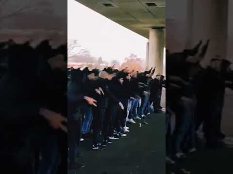 Ajax ultras fight Galatasaray men in Black ultrAslan-Avrupa hooligan Amsterdam streetfight best fans