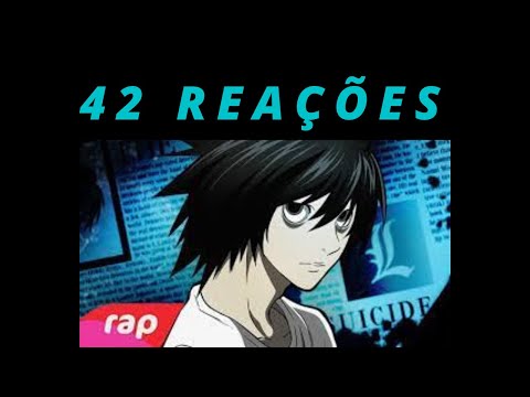 MULTI REACT Rap do L (Death Note) - O MAIOR DETETIVE | NERD HITS