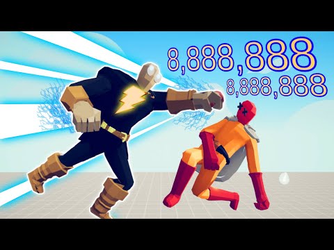 8.888.888 DAMAGE BLACK ADAM PUNCH ( THE ROCK ) | TABS - Totally Accurate Battle Simulator