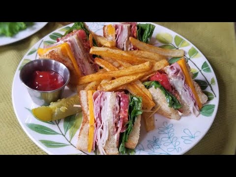 DELICIOUS CLUB SANDWICH! ❤ EASY STEP BY STEP!